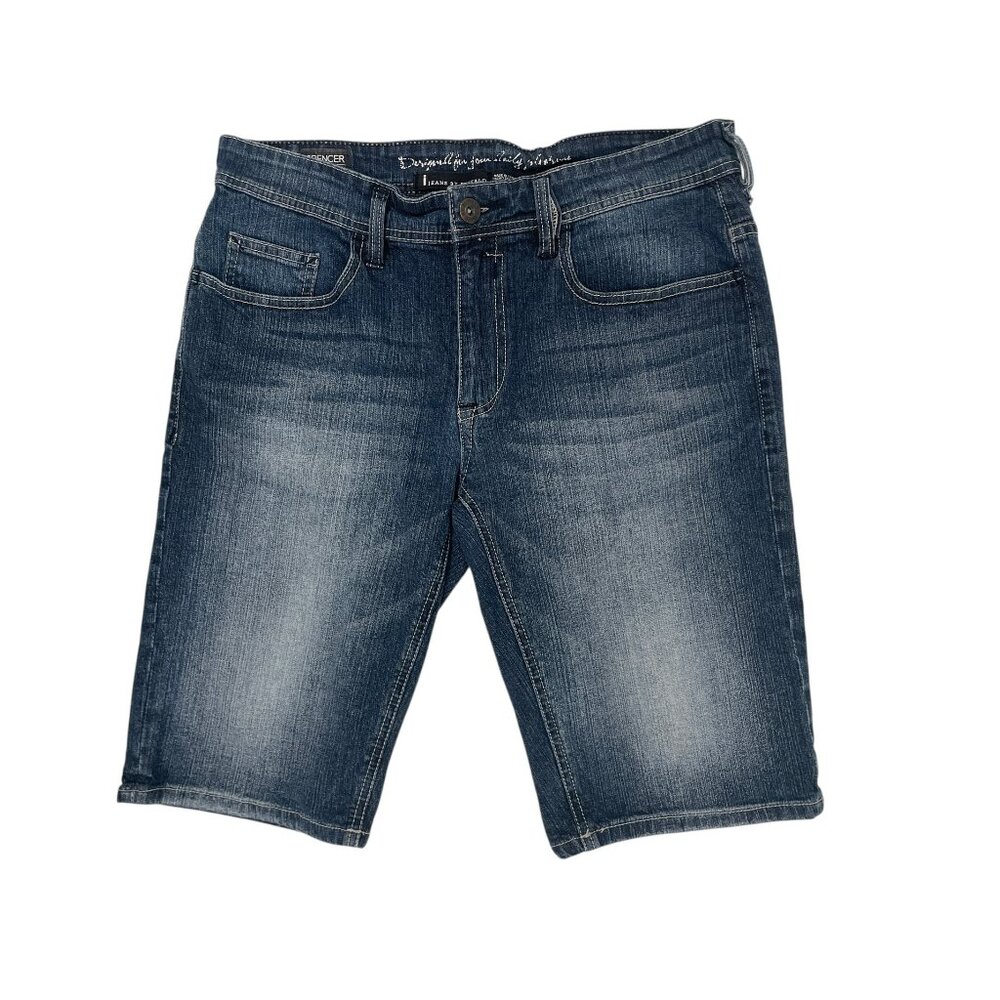 Buffalo Jeans Men’s Spencer Slim Dark Wash Denim Shorts Size 32 x 12” Inseam
